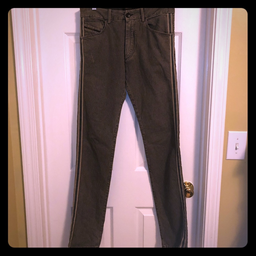 Diesel Black Gold striped jeans